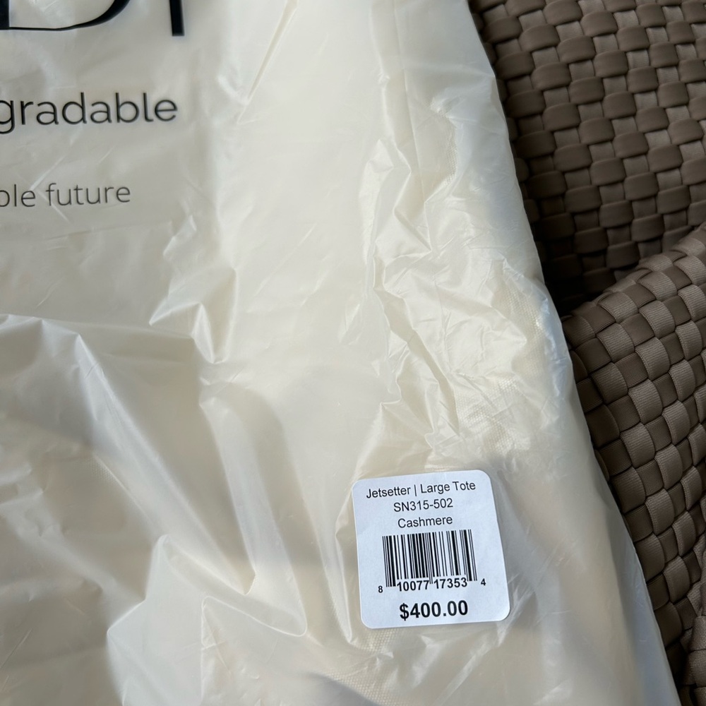 Naghedi Large Jetsetter Tote in Taupe - Picture 8 of 12